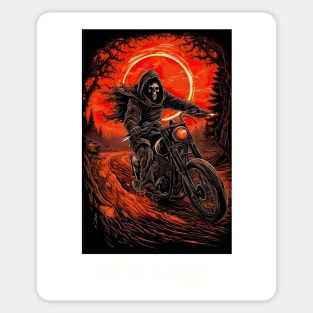 Born to die | Grim Reaper | Biker Sticker